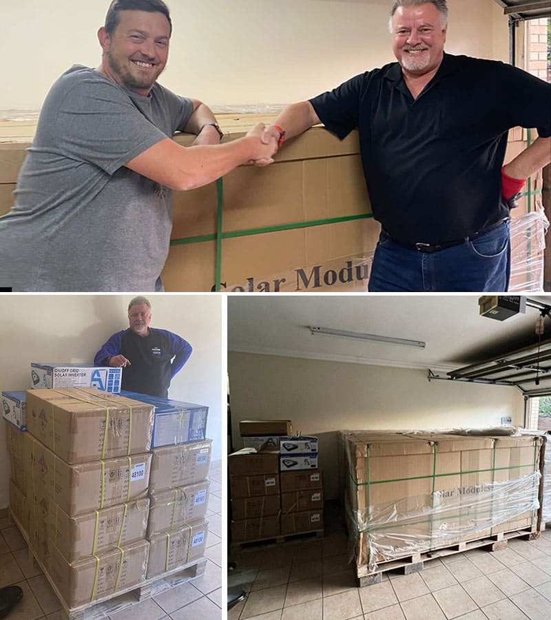 Lithium Battery, Inverter and Solar Panel Mixed Wholesale in South Africa