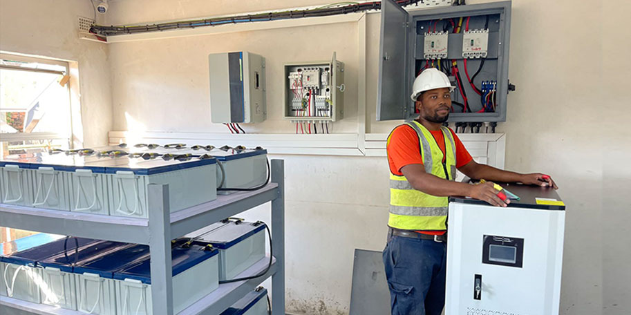 65kw Off-grid Solar System For Factory In Zimbabwe